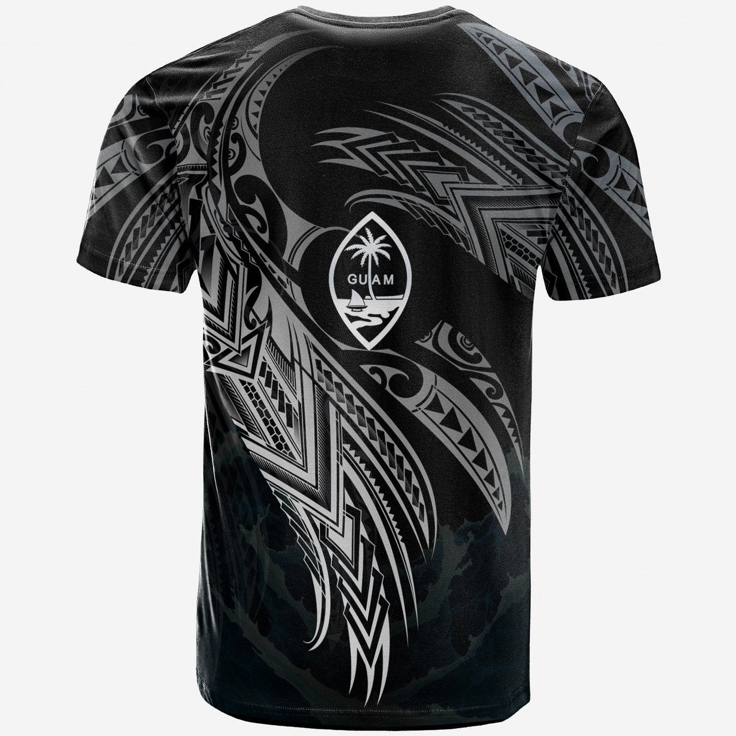 Guam Polynesian Custom Personalised T Shirt Guam Legend White Version