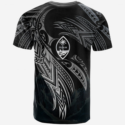 Guam Polynesian Custom Personalised T Shirt Guam Legend White Version