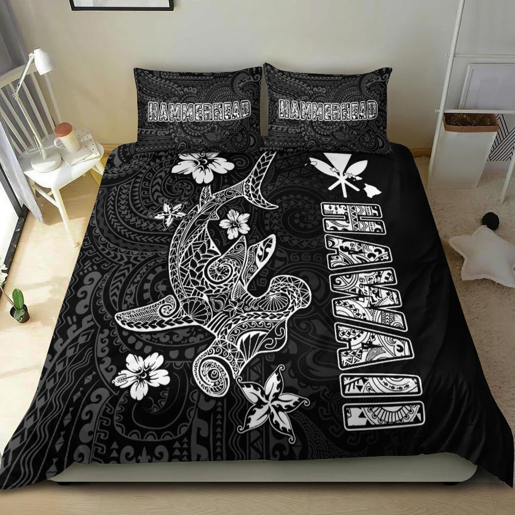 Hawaii Hammerhead Shark Hibiscus Hawaii Pattern Bedding Set