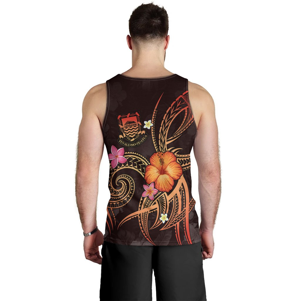 Tuvalu Polynesian Men's Tank Top Legend of Tuvalu Red