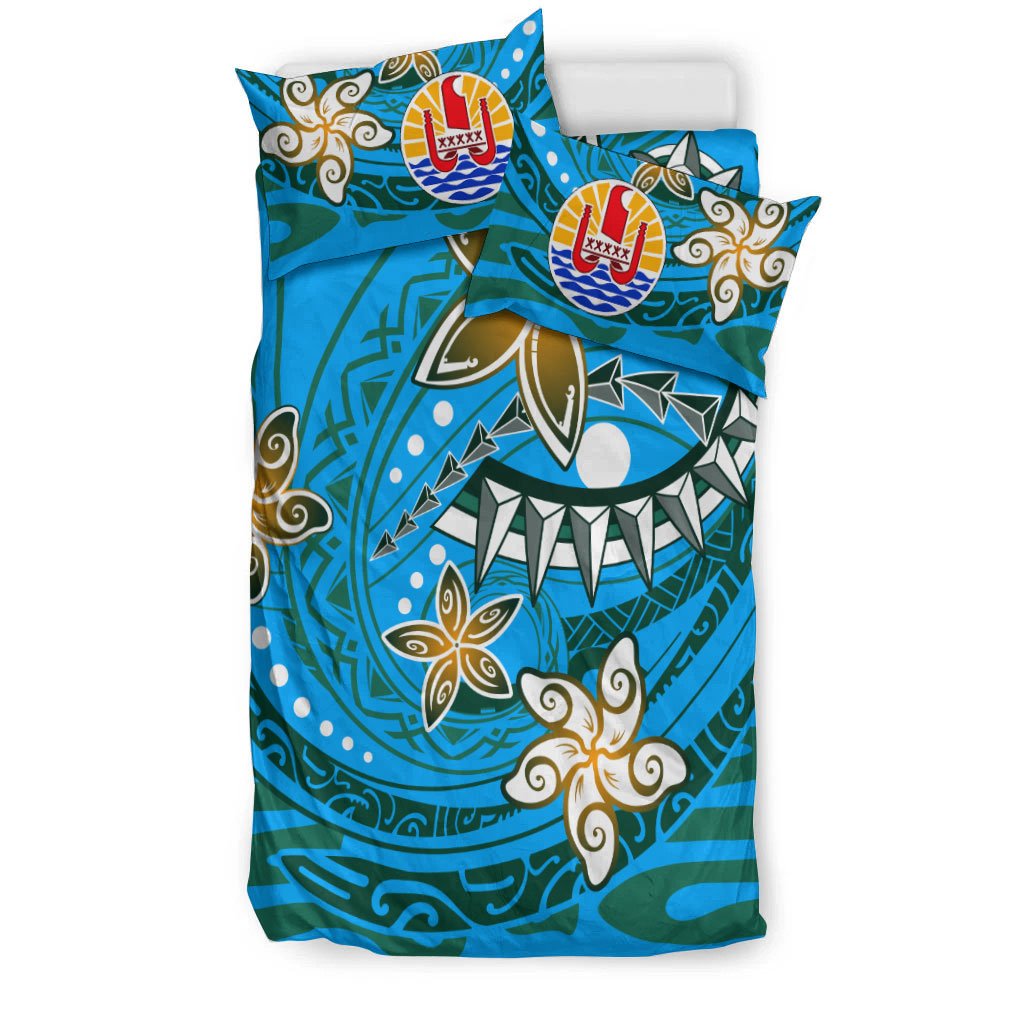 Tahiti Bedding Set Spring Style Blue Color