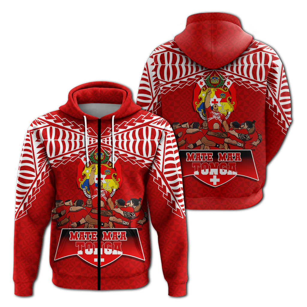 Mate Ma'a Tonga Sipi Tau Zip Hoodie