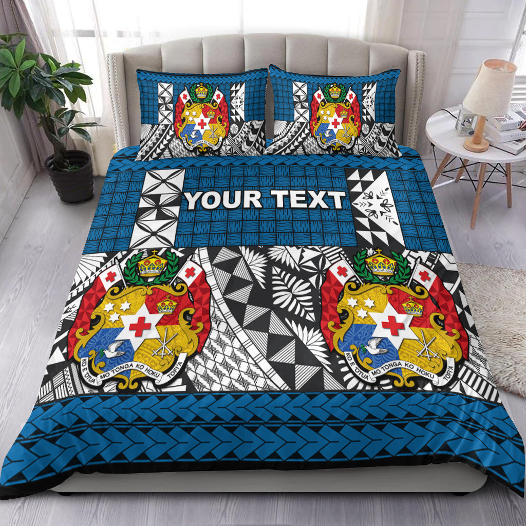 (Custom Personalised) Tonga Bedding Set Be Unique Version 05 Blue