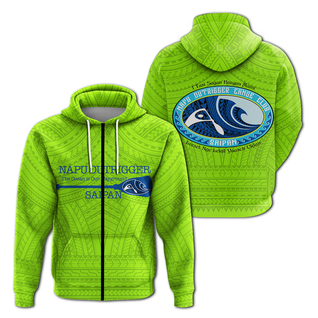 NAPU Outrigger Canoe Club Zip Up Hoodie