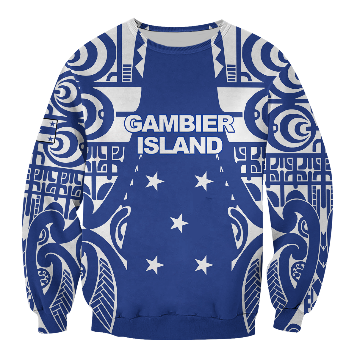 Austral Islands Tribal Tattoo Sweatshirt