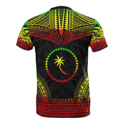 Chuuk All Over T Shirt Chuuk Flag Wina Polynesian Tattoo Reggae