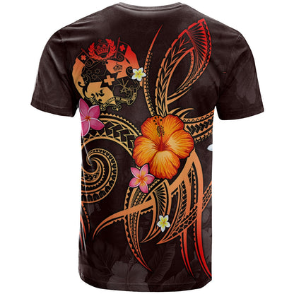 Tonga Polynesian Personalised T-shirt Legend of Tonga (Red)