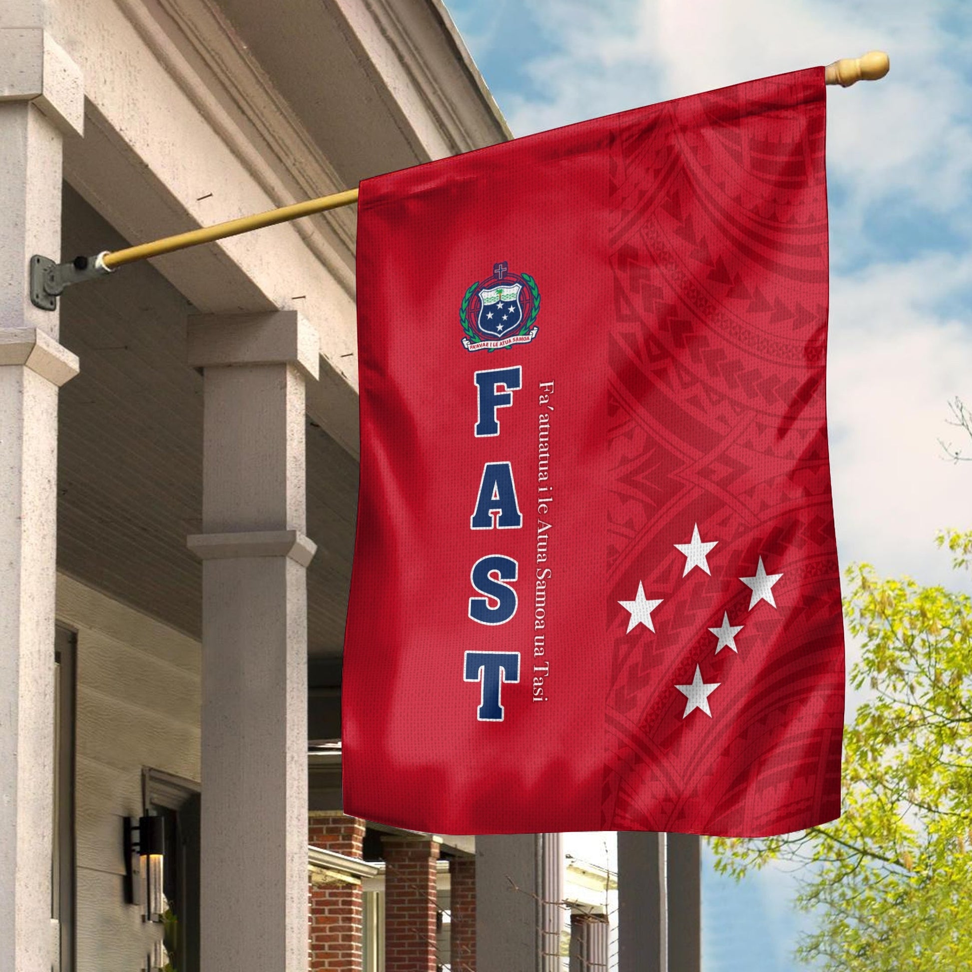 F.A.S.T Samoa Flag We Ready Polynesian Samoan Ver.02