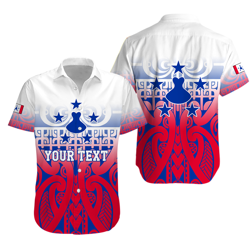 Custom Personalised Austral Islands Tribal Hawaiian Shirt -