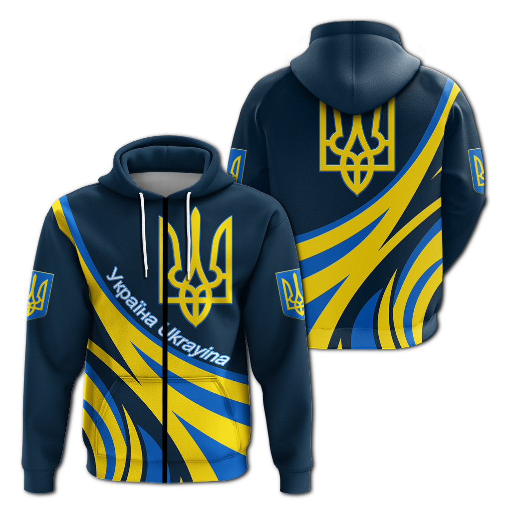 Ukraine Gold Trident Hoodie