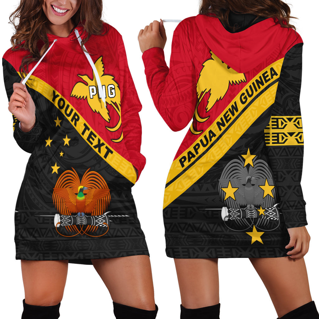 Custom Personalised Papua New Guinea Rugby Hoodie Dress The Kumuls PNG