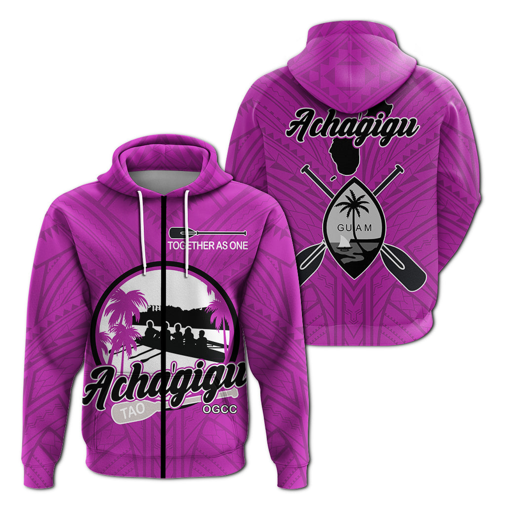 Acha'gigu Guam Canoe Club Zip Up Hoodie