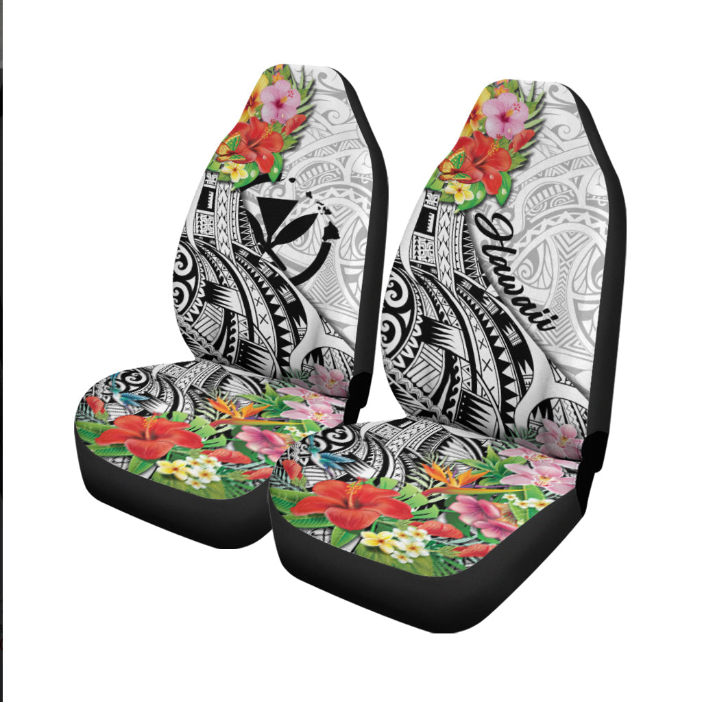 Hawaii Hibiscus Kanaka Polynesia Car Seat Covers