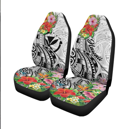 Hawaii Hibiscus Kanaka Polynesia Car Seat Covers