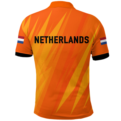 Netherlands Polo Shirt Football 2022 Champions Pride