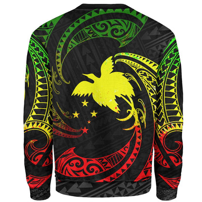 Papua New Guinea Polynesian Sweater Reggae Tribal Wave