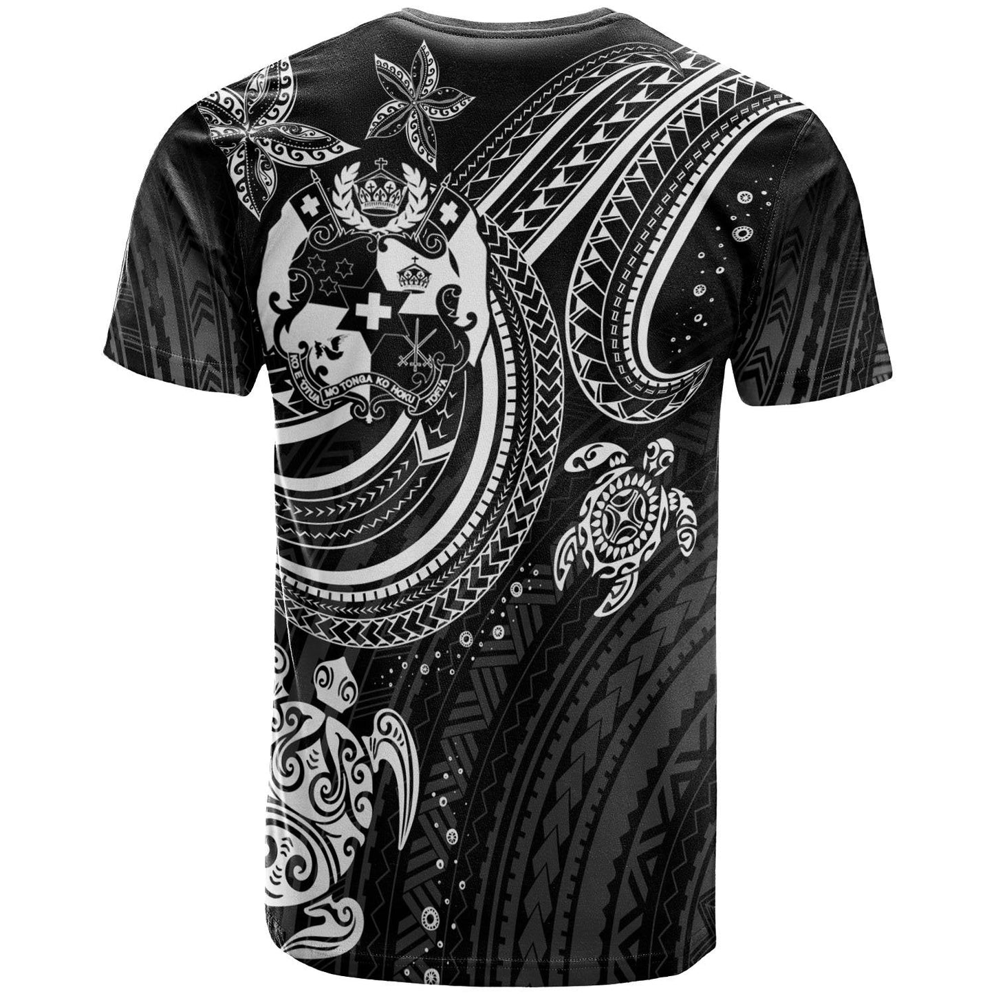 Tonga Custom Personalised T-Shirt - White Turtle