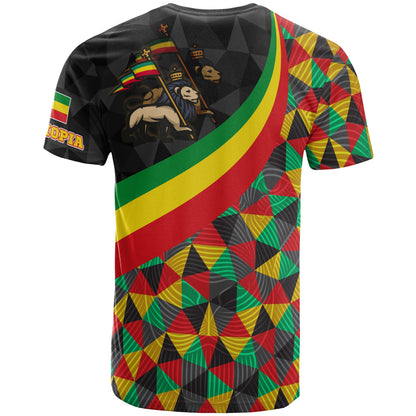 Ethiopia T Shirt Ethiopia Rasta Lion
