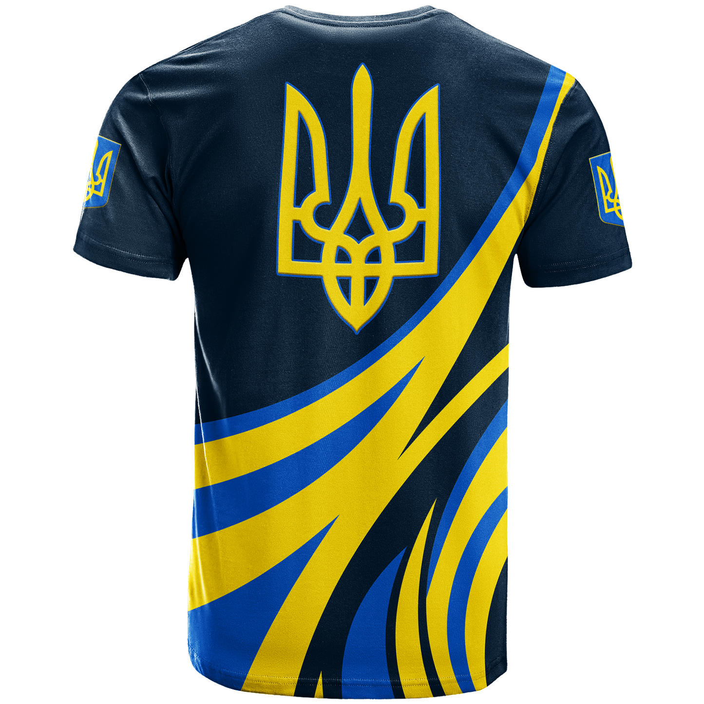 Ukraine Gold Trident T Shirt