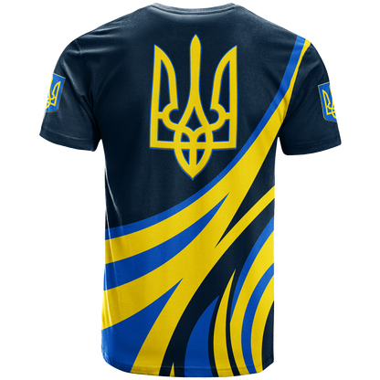 Ukraine Gold Trident T Shirt