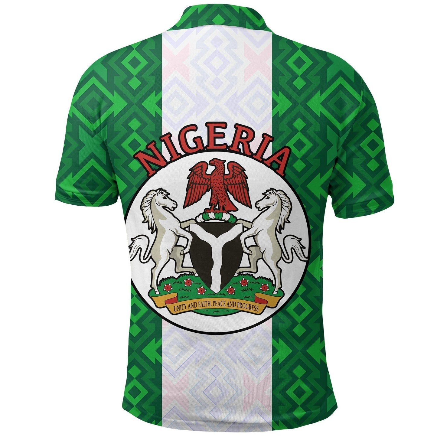 Nigeria African Patterns Polo Shirt 0