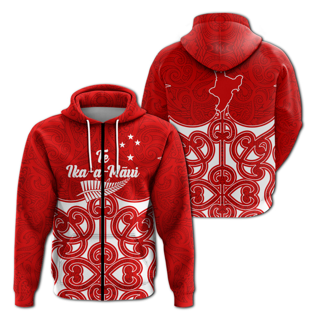 New Zealand North Island Te Ika a Maui Pride Zip Hoodie -