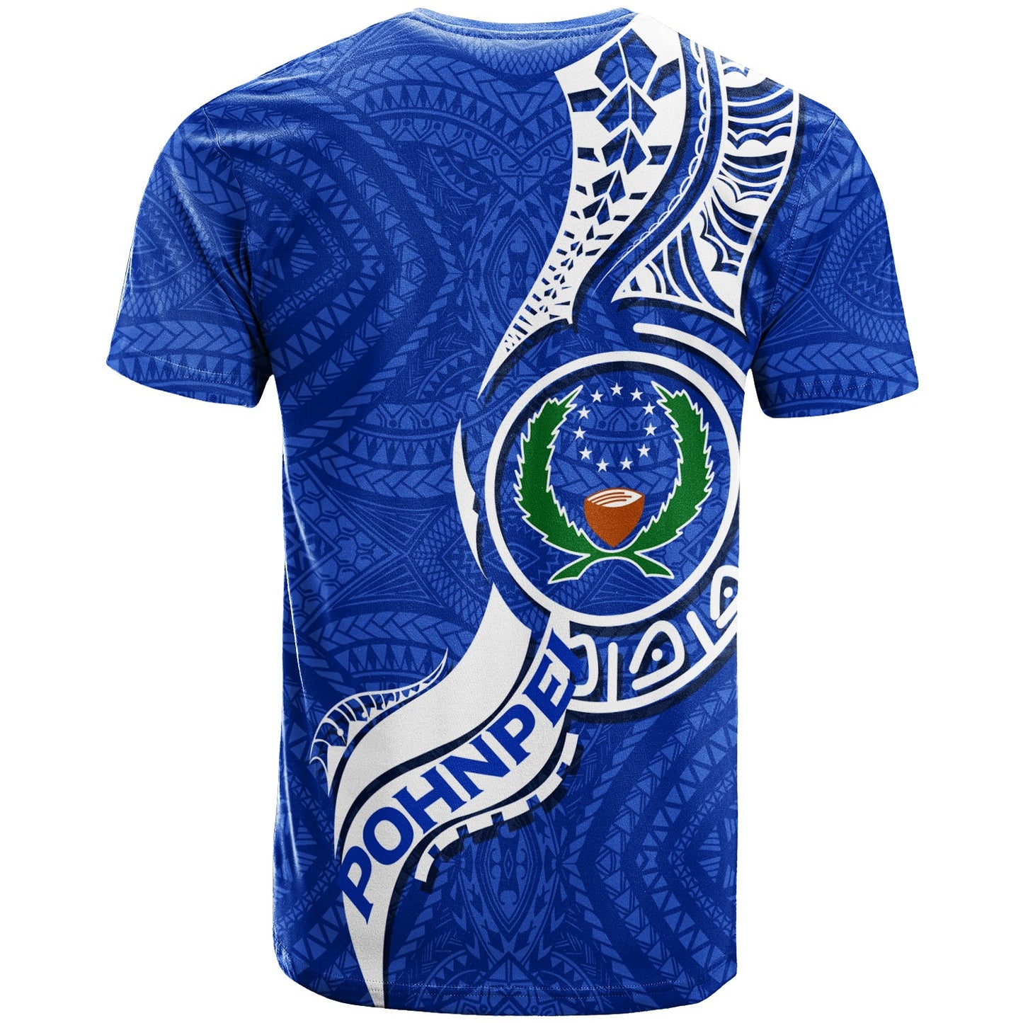 Pohnpei T Shirt Micronesia Pride Blue 2