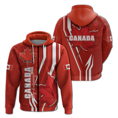 Canada Day Anniversary Pride Hoodie