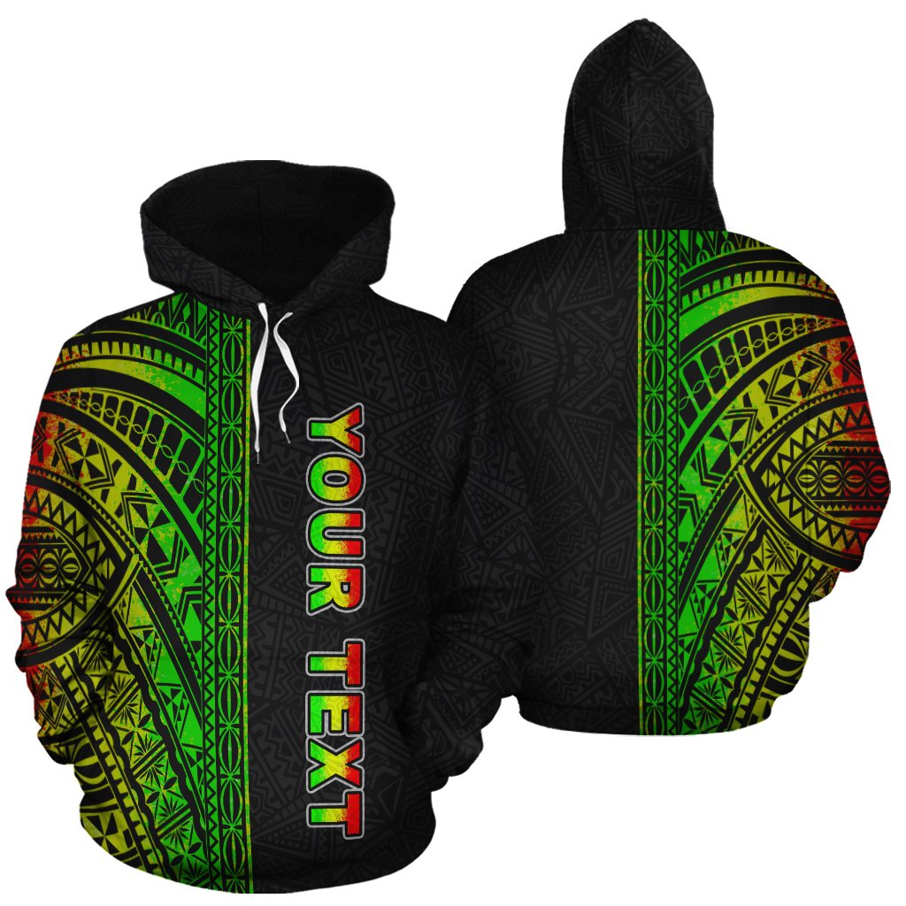 Polynesian Hoodie Reggae Poly Line