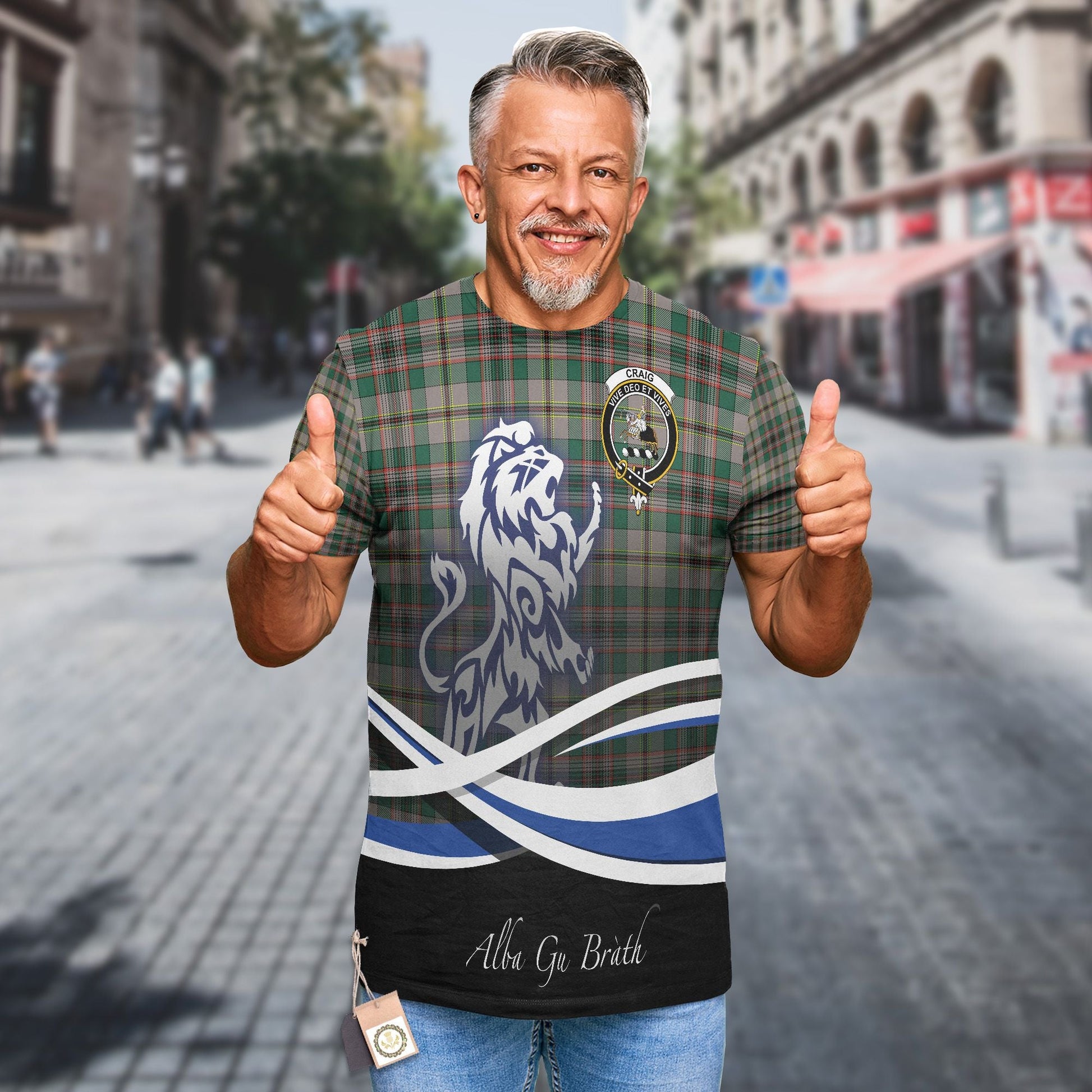 Printivon Craig Clan Crest Alba Gu Brath T Shirt Scotland Gift
