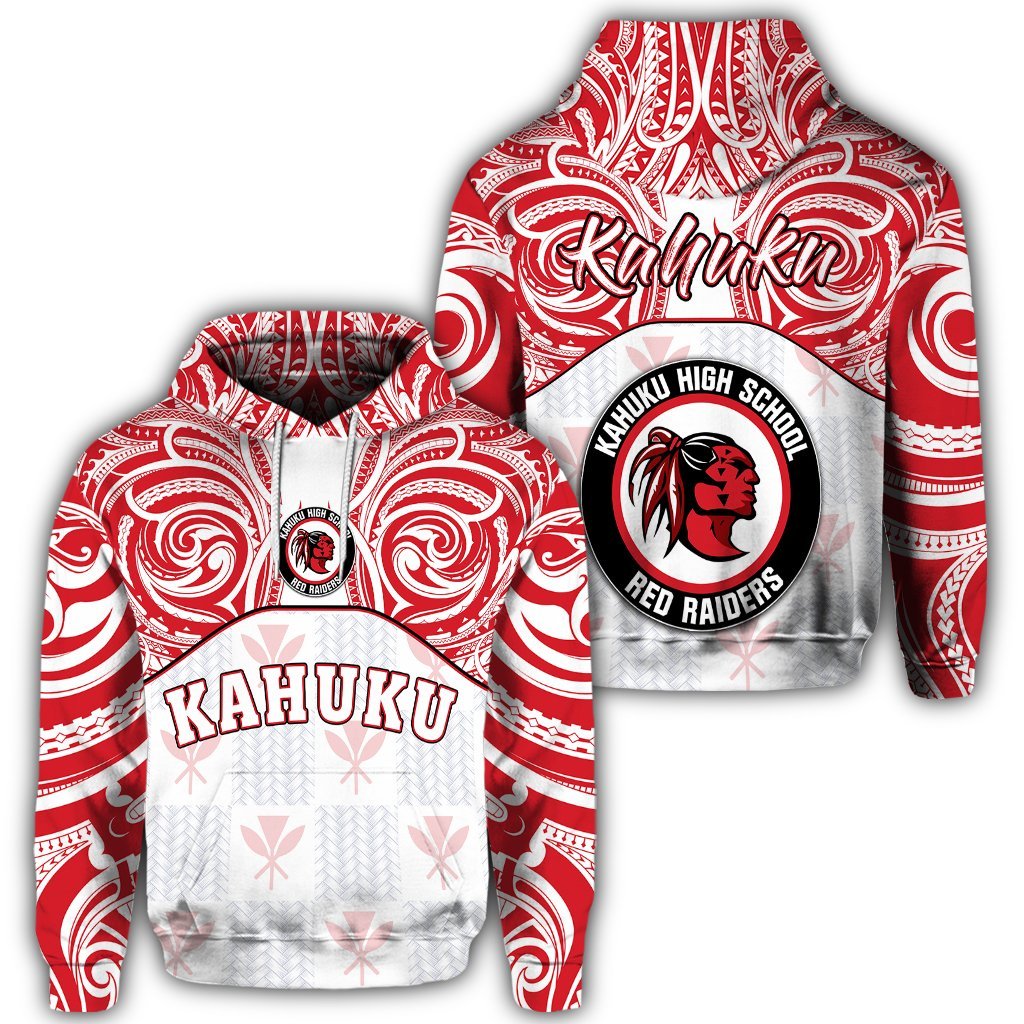Hawaii Hoodie Kanaka Kahuku High School Hoodie Demodern Style AH