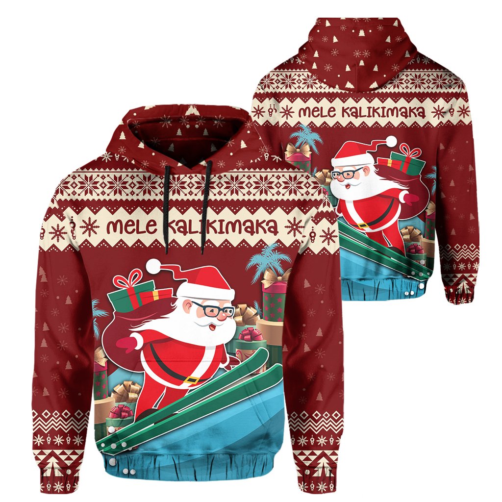 Hawaii Christmas Mele Kalikimaka Hoodie Vie Style AH