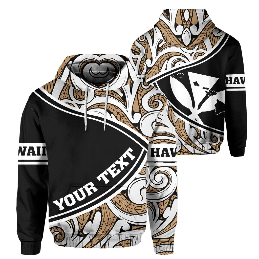 Hawaii Polynesian Hoodie Loge Style