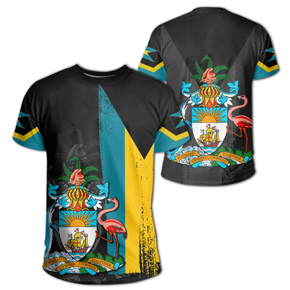 Bahamas Flag Coat Of Arm T Shirt