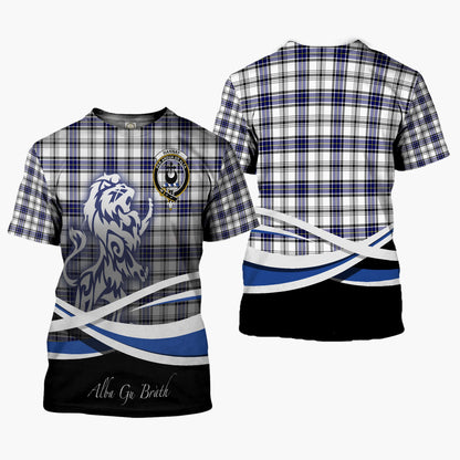 Printivon Hannay Clan Crest Alba Gu Brath T Shirt Scotland Gift