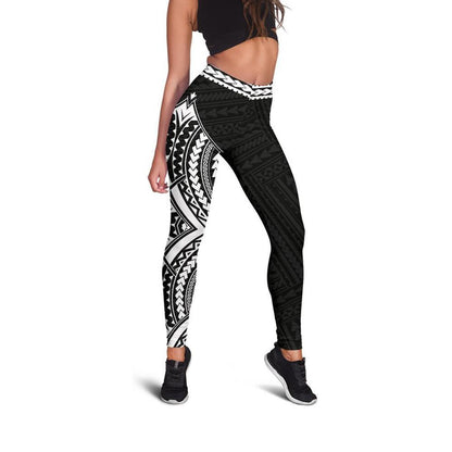 Polynesian Rising 10th Leggings White A6