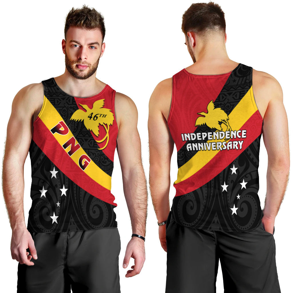 Papua New Guinea Men Tank Top Happy Independence Day