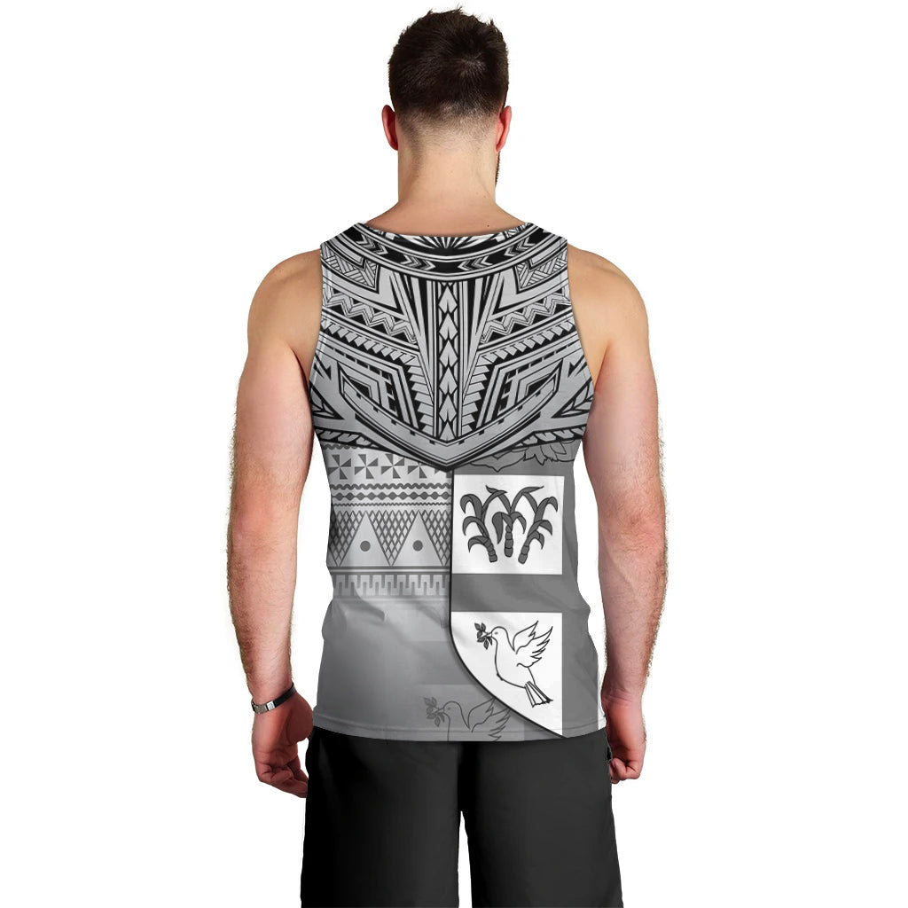 Fiji Creative Men Tank Top Love Country Version Black