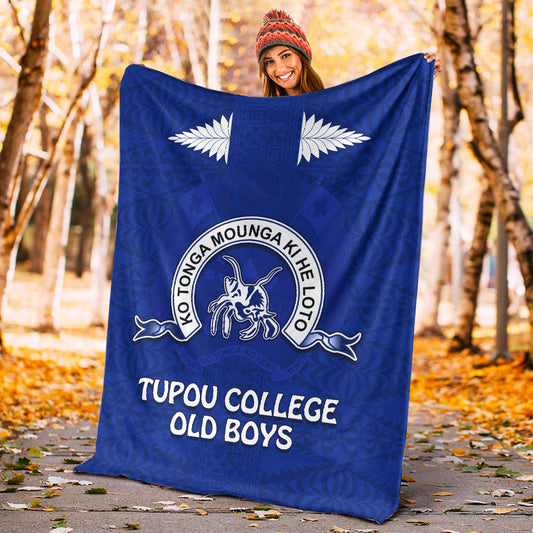 Tupou College Premium Blanket Always Proud of Old Boys Toloa Ver.02