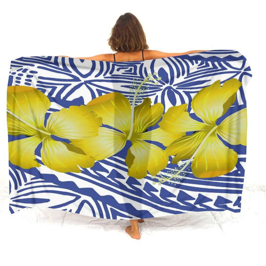Island Patterns Sarong Polynesian Tribal Women's Sarong Beach