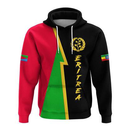 Eritrea Combine Ethiopia Flag Legend Hoodie Lt12