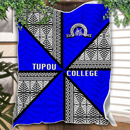 Tonga Tupou College Premium Blanket Tongan Patterns