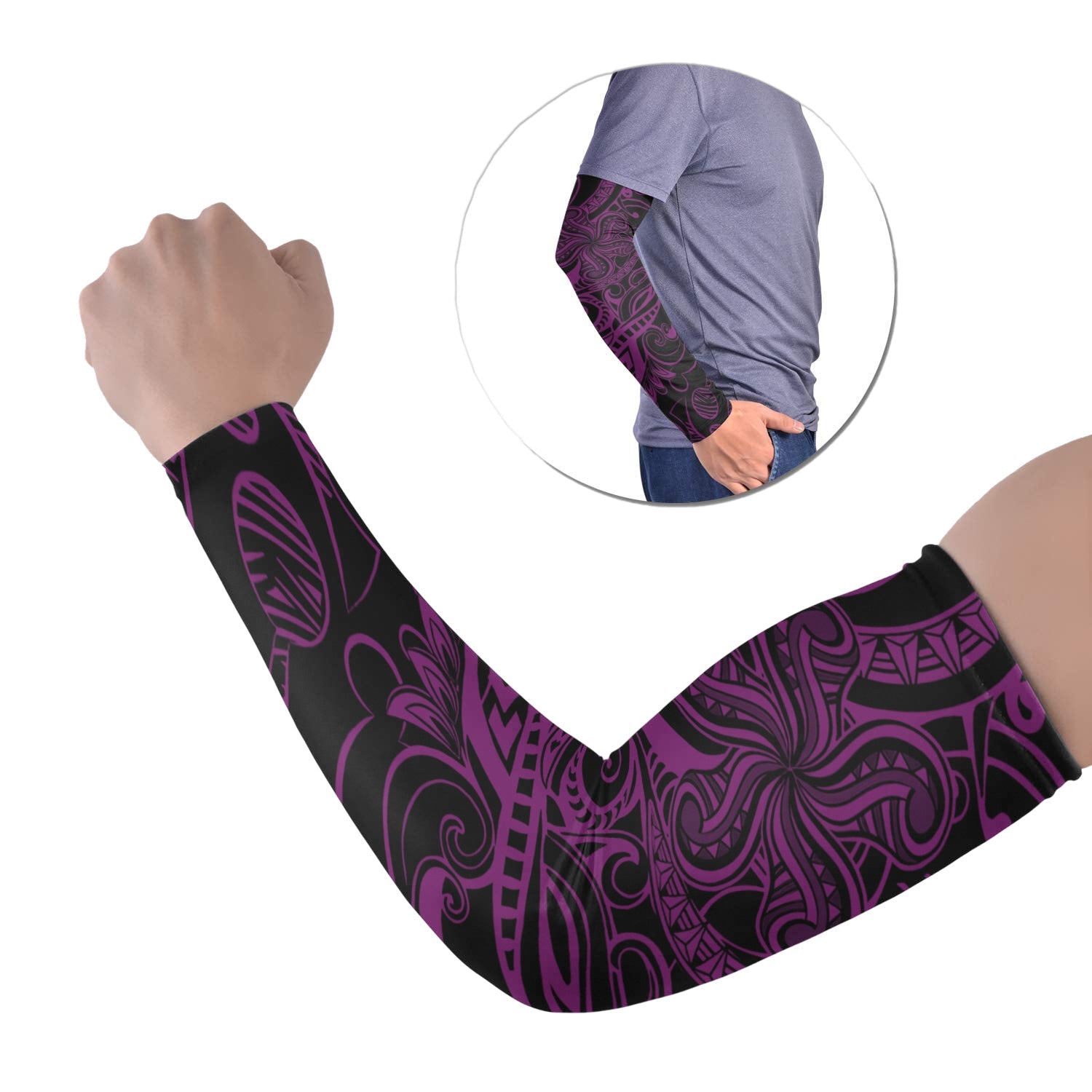Polynesian Tattoo Arm Sleeve 43 (Set of Two) No.5