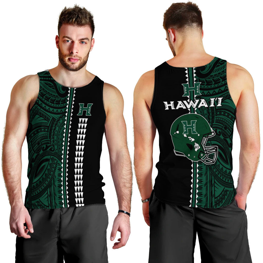 Hawaii Kakau Warrior Football Men Tank Top