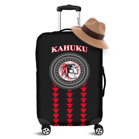 Red Raiders Luggage Cover Kahuku School