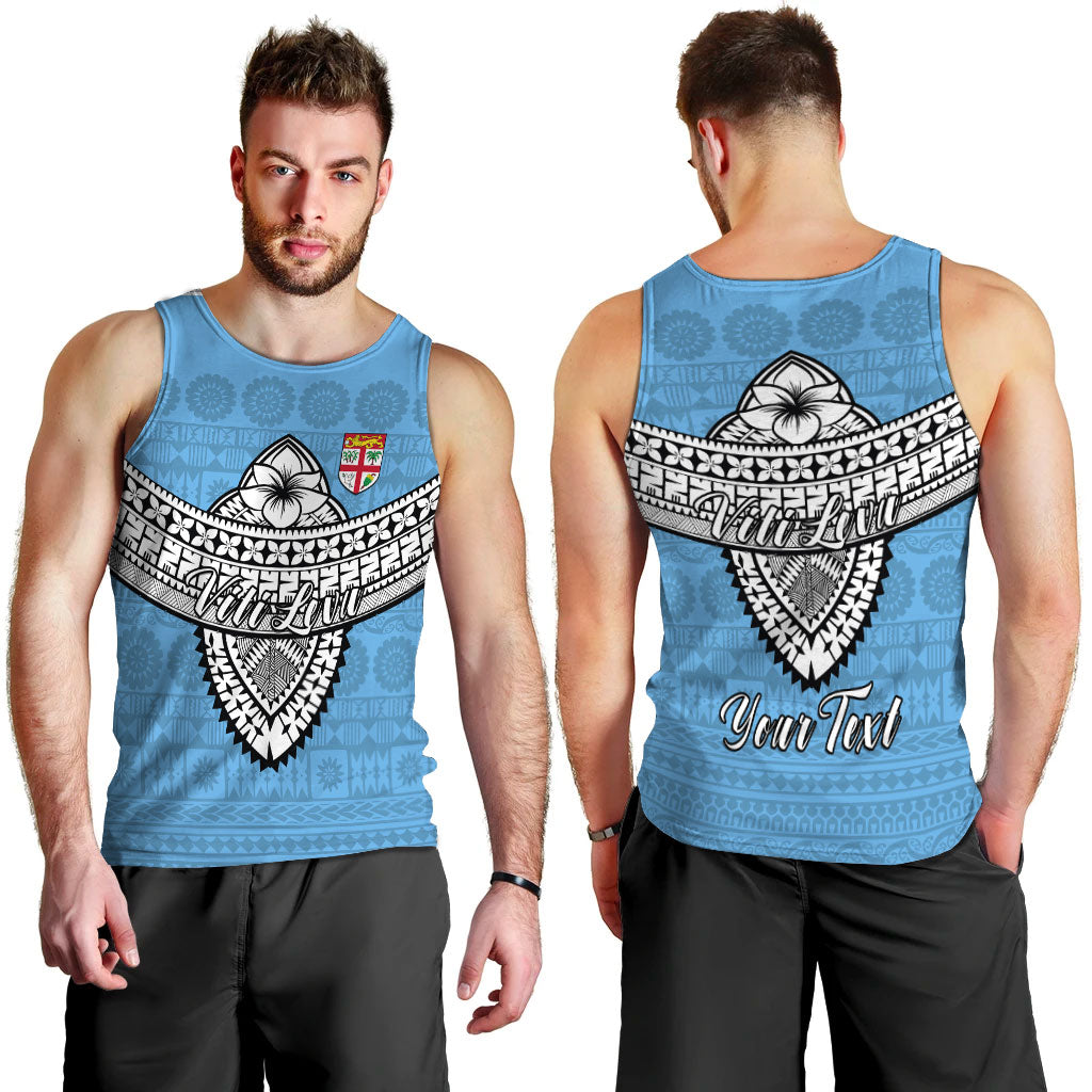 Custom Personalised Fiji Viti Levu Tapa Tribal Men Tank Top
