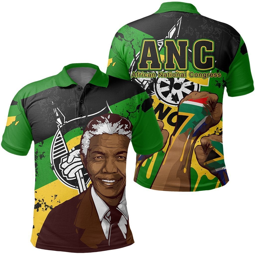 African Golf Shirts South African African National Congress Polo Shirt My Blood