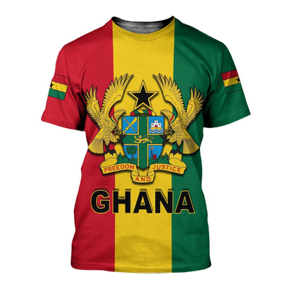 Ghana Flag T Shirt ver2