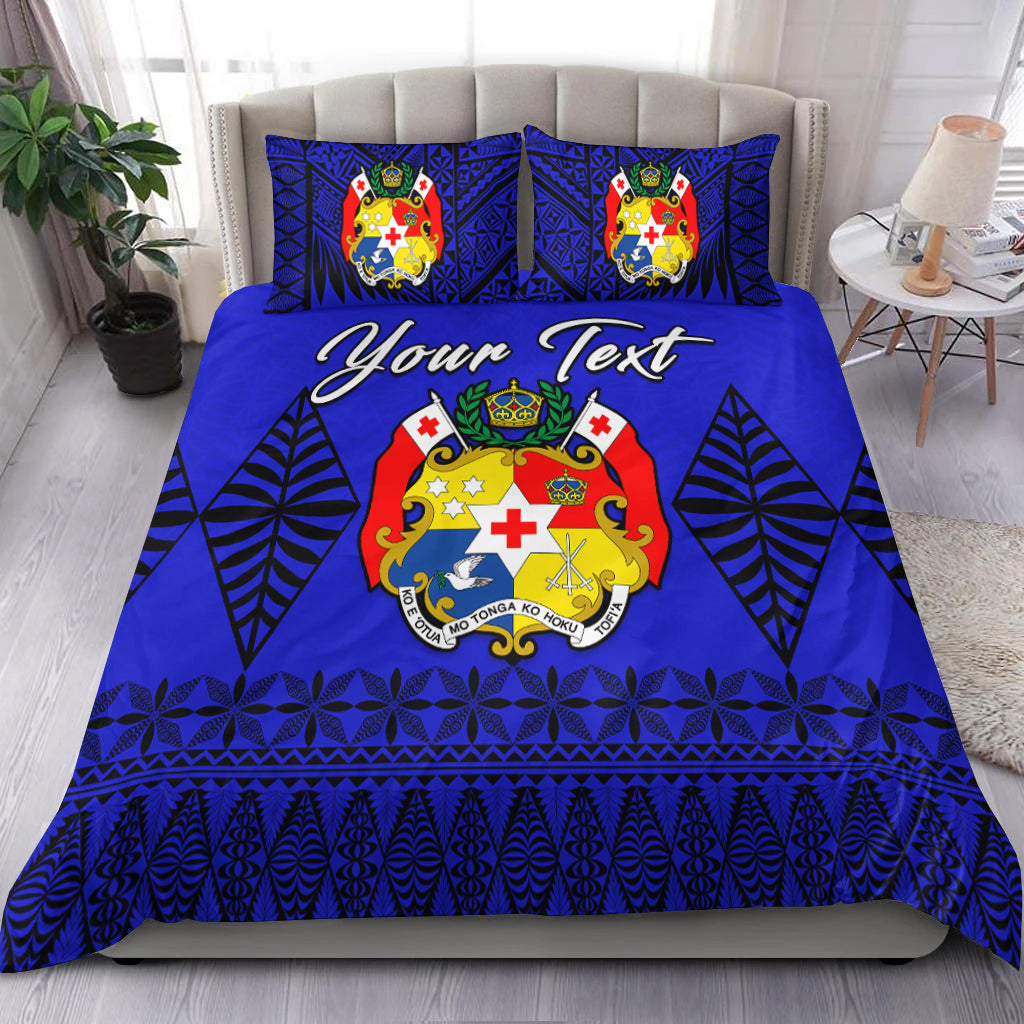 (Custom Personalised) Tonga Bedding Set Be Unique Version 06 Blue