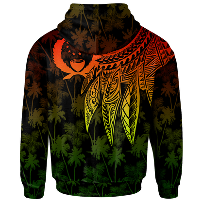 Pohnpei Hoodie Polynesian Wings (Reggae)